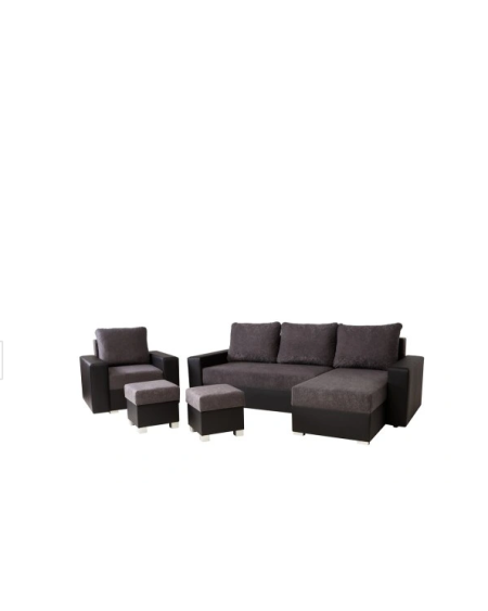 Davo 7-Seater Sofa Set with Bed Function and Storage