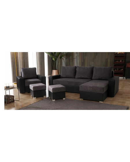 Davo 7-Seater Sofa Set with Bed Function and Storage